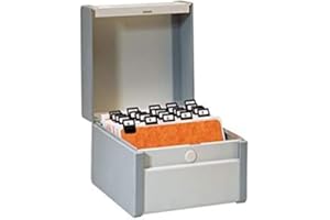 REXEL Schedario da tavolo A5 orizz. - Grigio - 3410800