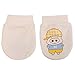 Lalang 1 Pairs Cute Cartoon Newborn Baby Anti Scratch Mittens Infant Boys Girls Soft Gloves Gift (yellow)