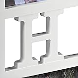 Hama Collage Bilderrahmen für Fotocollagen „Budapest – Home“ (Fotorahmen mit Home-Schriftzug für 6 Fotos im Format 10×15, Kunststoff-Rahmen, Echtglas) Fotogalerie weiß - 3