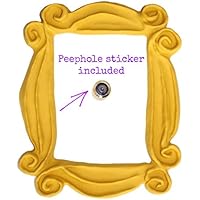 Cadre per la porte et an autocollant judas. Best friends present. Handmade with Love by Fatima.