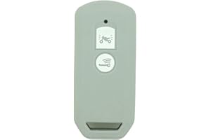 BROVACS silikonowa osłona osłona ochraniacz etui osłona skórna kurtka kompatybilna z HONDA 2 przyciskami pilot do kluczy CV2213 szary