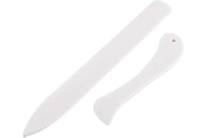 SHEENS 2pcs Bone Folder Creaser Tool, Crafting Scrapbooking Tool Smooth Paper Creaser for DIY Handmade Paper Crafts Card Making Origami Leather Burnishing Bookbinding