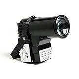 robustes Gehäuse in schwarz ETEC LED Pin Spot E10 RGBW 12 Watt 4in1 CREE DMX Punktstrahler schwarz