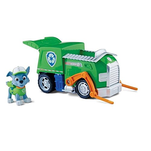 Preisvergleich Produktbild PAT PATROUILLE Figurine Rocky + Camion de Recyclage