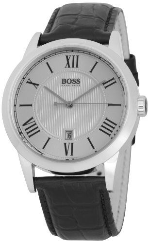 Hugo Boss Herren-Armbanduhr Analog Quarz Leder 1512439