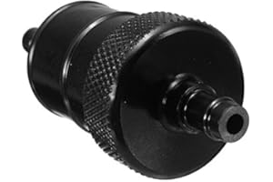 RASANT VERSAND Benzinfilter Filter Schwarz Alu Aluminium für Honda Suzuki Yamaha BMW KTM Cross Motorrad Dirtbike