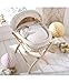 Izziwotnot Cream Premium Gift Wicker Moses Basket (Natural)