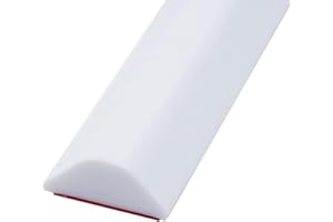 TAOQILE Barrera de Ducha y Sistema de Retención de Agua, Umbral de Ducha Plegable, Umbral de Ducha de Baño y Cocina de Lmpermeable Autoadhesiva Mantiene el Agua Dentro del Umbral (80cm,Blanco)