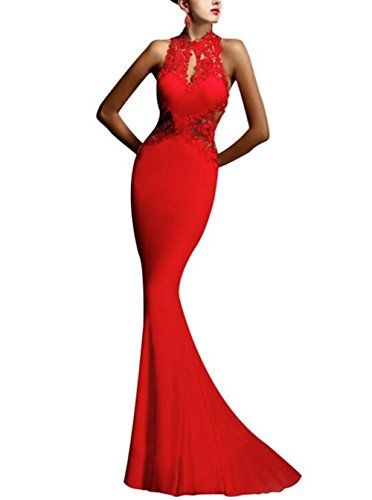 clorislove -  Vestito  - Sera  - Donna Red Medium