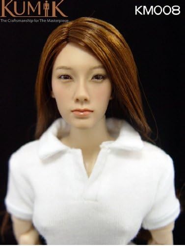 Beauty sexy gravure Idol member number 008 PVC figure 1 / 6 head head only (hot HOTTOYS Bay compatible)