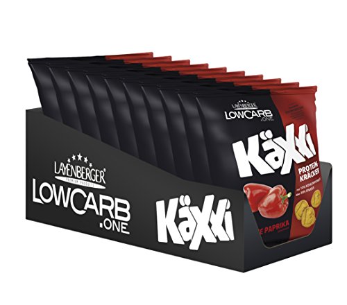 Preisvergleich Produktbild Layenberger LowCarb.one Protein-Kräcker Käxxi Würzige Paprika, 3er Pack (3 x 75 g)