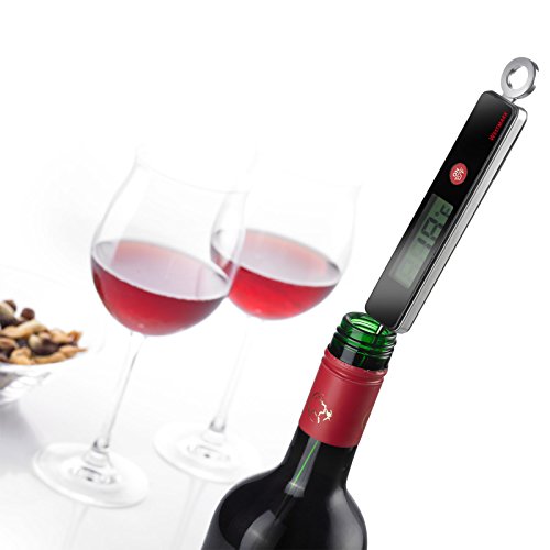 Westmark Digitales Einstichthermometer, Mit automatischer Ausschaltfunktion, Gesamtlänge: 27,7 cm, Rostfreier Edelstahl/Kunststoff, Schwarz/Silber, 12782280 - 3