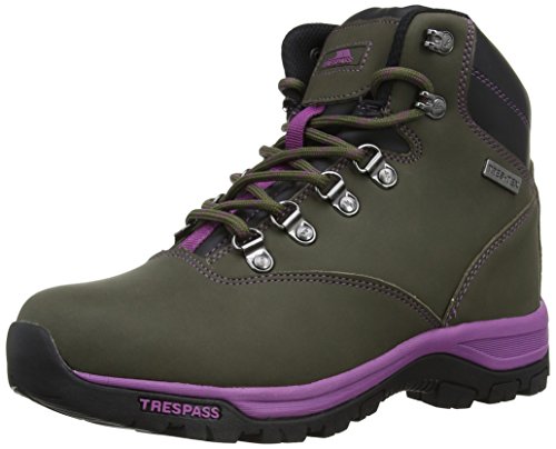 Trespass Theodora, Women’S High Rise Hiking Shoes, Brown (Khaki), 7 UK (40 EU)