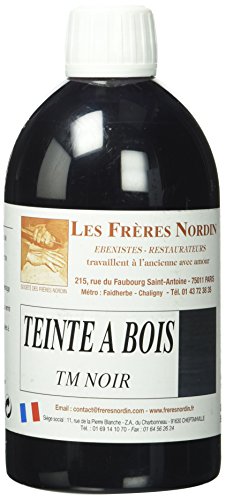 Les Frères Nordin 410512 Teinte à Bois Noir 500ml,