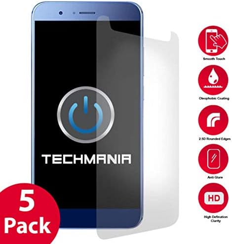 For NUU Mobile X4-5 Pack LCD Screen Protector Guard