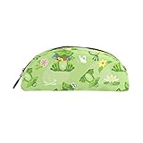 BENNIGIRY - Estuche de semicirculación de rana de lirio con agua, bolsa de gran capacidad para...