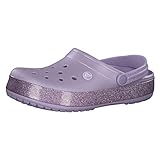 Type: Clog mit Fersenriemen crocs Sandale Crocband Printed Clog 205834 Metallic Lavender 41-42