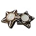 Produktbild Antike kerzenhalter aluminium lac material dekorative braune teelicht diwali diya set von 2 pcs home décor