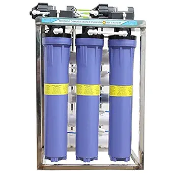 VXI 100 LPH Commercial RO Water Purifier System/Plant 100 Liter Per hour Stainless Steel Fully Automatic with UV TDS adjuster