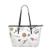 Produktbild Essen Und Trinken Süße Sahnemilch Große Weiche Leder Tragbare Top Hand Totes Taschen Kausale Handtaschen Mit Reißverschluss Schulter Shopping Geldbörse Gepäck Organizer Für die Arbeit Von Lady Girls