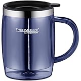 ThermoCafé  by Thermos 4059.256.035 Taza Desktop Mug, 0.45 l, plástico, azul