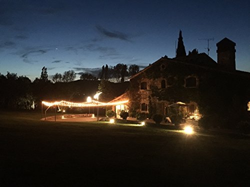 Lichterkette mit 25 Glühlampen Garten Außen- und Innenbereich 25 ft Warmweiß, End-to-End – CE Listed Wasserdicht (Incandescent Bulbs Included) EU Plug - 7