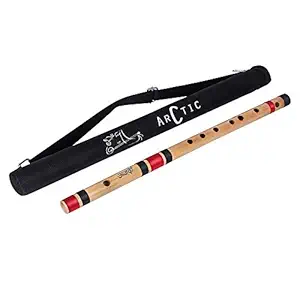 ARCTIC AR-RFL-C Flutes Anandi C Natural Bamboo Right Hand Flute/Bansuri Size 19 inches with Bag