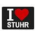 Produktbild Mousepad Classic I Love Stuhr schwarz