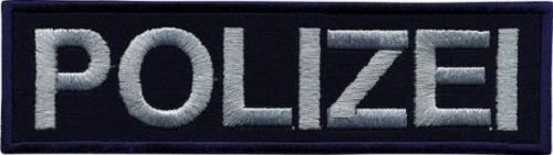 Aufnäher Applikation - Polizei - 00413 - Gr. ca. 14,5cm x 4,5cm 00413