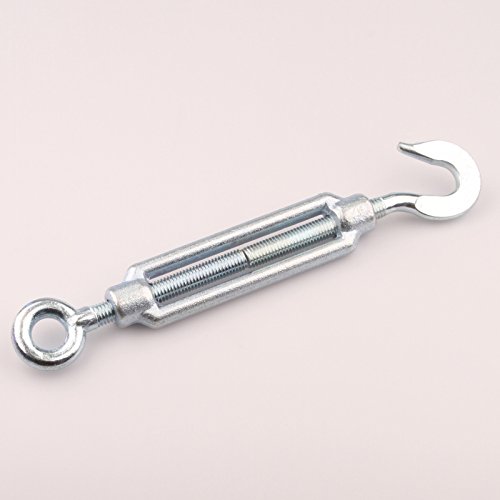 5 Stück Spannschloss Haken – Öse M14 (4,28€/Stück) verzinkt Spannschraube Spannschlösser