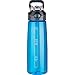 Produktbild HPADR Wasserflasche Wasserflasche Leckdichte Trinkwasser Ausrüstung Camping Wandern Tour Wandern Radfahren Sport Flasche 700ml blau