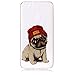 Produktbild Hozor Niedlich Mode Glitzer Muster Ultra Dünn Durchsichtige Handy Hülle für Huawei P10 Lite 5.2 zoll Stylish Weiche Silikon TPU Handy Schutzhülle Bumper Case - Cool Dog