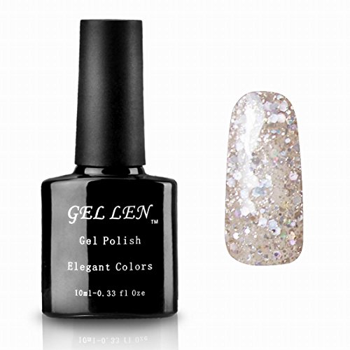 Nail Polish Gel Polish Nail Art Soak Off Glitter Color UV LED Lamp 10ml Gellen Brand #229
