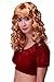 Produktbild Wig me up Faschingsperücke Perücke Karneval Locken Lang Pony Vamp Diva Dunkel-Goldblond Blond LM-142-P27