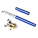 Produktbild Mini angelrute Etelux New Mini Aluminum Fishing Tackle Pocket Pen Fishing Rod Pole und Aufroller (blau)