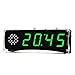 Produktbild LaDicha Yd-030 5V Sprachversion Diy Elektronische Uhr Kit 51 Scm Digital Led Uhr Set Mit Acryl Shell Lichtsteuerung Temperaturanzeige Temperaturkorrektur Stimme Chime Auf Jede Stunde Wecker Funktion -Grün