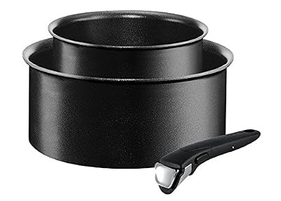Tefal L6549502 Set casseroles - Ingenio 5 Performance Noir 3 Pièces - Tous feux dont induction