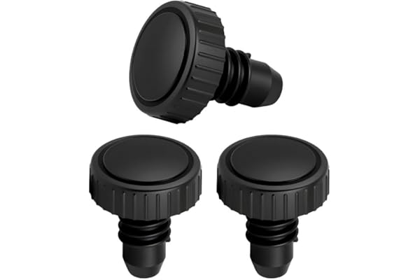 BroLuka 3-Pcs Protège-Butt de Queue de Billard, Bouchons Amortissants en Caoutchouc pour la Protection des Embouts de Queue, Compatibles avec John Parris/Peradon