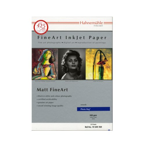 Hahnemühle Photo Rag 308gsm A3+ 25 sheets