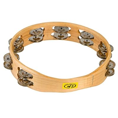 Latin Percussion CP390 Tambourinee en bois 10'' sans peau Beige