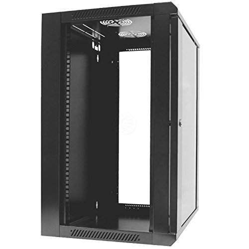 Armario rack mural 19″ 15U 570x450x790mm pared SOHORack desmontado DIY de RackMatic - 2