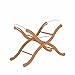 Luxury Solid Pine Folding Moses Basket Stand - Dark Antique