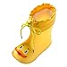 Produktbild FeiliandaJJ Regen Schuhe Kinder Kids Infant Baby Cartoon Gummi Wasserdicht Warm Regen Stiefel (2-2.5T(14cm), Gelb)