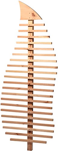 dobar Design Pflanzen-Rankhilfe, Rankgitter-Rankgerüst, natur, 76 x 6.5 x 186 cm, 58220e - 8