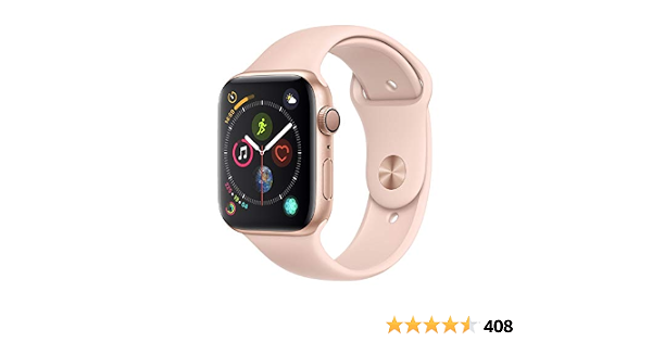 Apple Watch Series 4 (GPS, 44mm) - Gold Aluminium Case with Pink Sand Sport  Band : Amazon.in