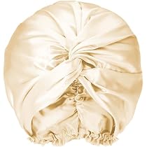 Bonnet De Nuit En Soie De Mûrier 22 Mommes - Pour Cheveux Longs, Bouclés, Frisés | Réduit Frisottis Et Casse | 4 Tailles Au Choix (32 à 80 Cm) - 7
