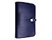 Price comparison product image Duo Bi Fold Wallet, Clutch Bag or Purse in Navy, Faux Leather Travel and Document Holder