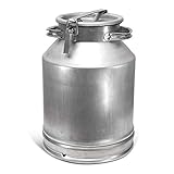 Gewicht: 7 kg posylka.de Aluflasche Milchkanne Alufass Aluminium Behälter Fass Kanne Bidon Fljaga (40 Liter)