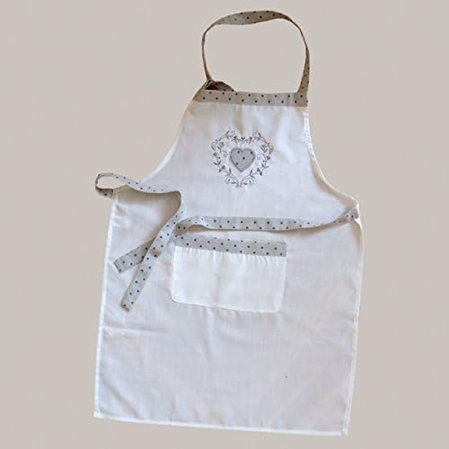 'Heart (' and more – ] Wool White Embroidery + Light Grey 60 x 80 cm)