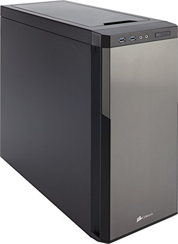 Corsair Carbide 330R - Caja de PC, Mid-Tower ATX, sin Ventana, silencioso insonorizado, Titanio